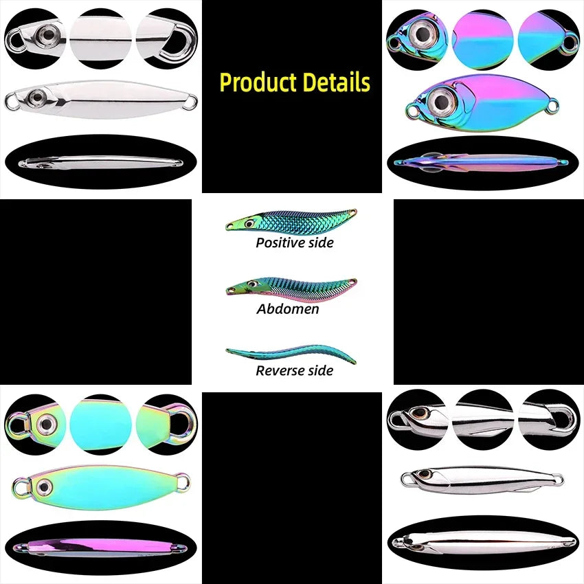 5pcs Metal VIB Wobbler Fishing Lure Set – 3g/10g/15g Sinking Hard Bait for Sea &amp; Freshwater Fishing
