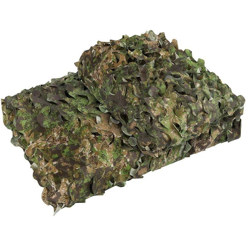 Camouflage Netting Sun Shade – Camo Net for Camping, Hunting &amp; Outdoor Cover, 2×3m to 3×5m