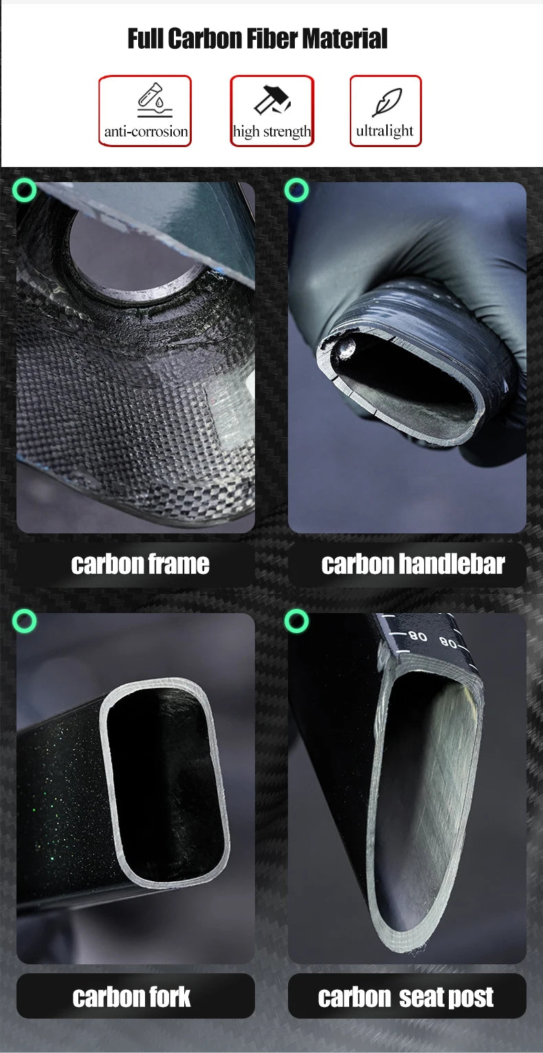 Twitter Full Carbon Road Bike Wireless Electronic Shifting WheelTop EDS TX 2X12 Speed Hydraulic Disc Brake Adult Men&