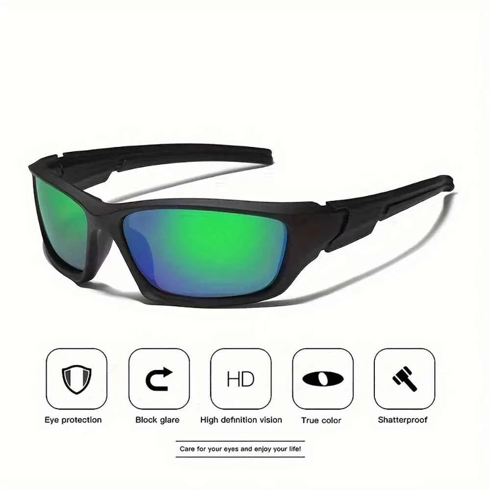 2pcs Advanced Cool Fantasy Polarized Surround Fashion Sunglasses,Men&