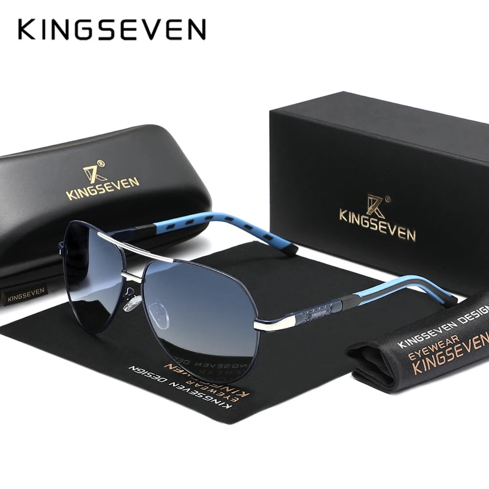 KINGSEVEN Classic Pilot Polarized Sunglasses – UV400 for Men &amp; Women