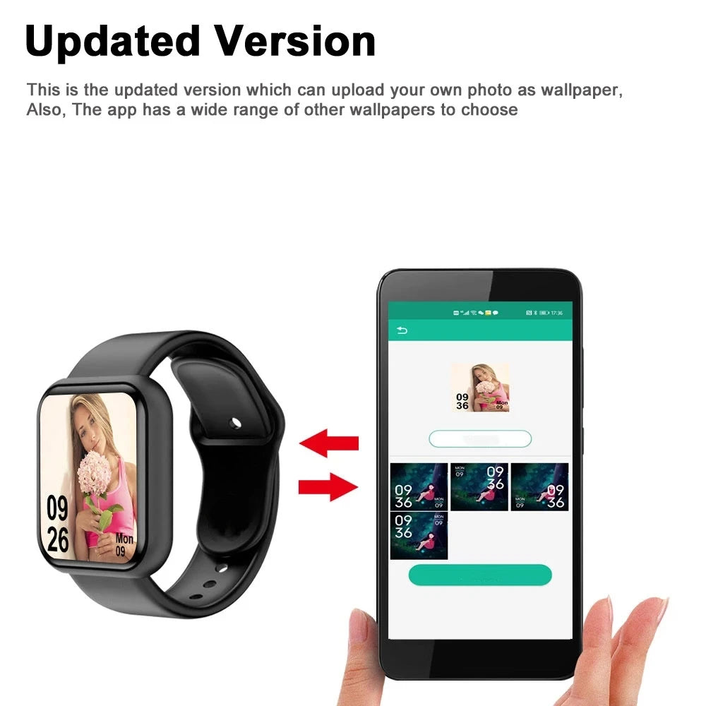Fitness Smartwatch | Heart Rate, Sleep &amp; Activity Tracker | Android &amp; iOS