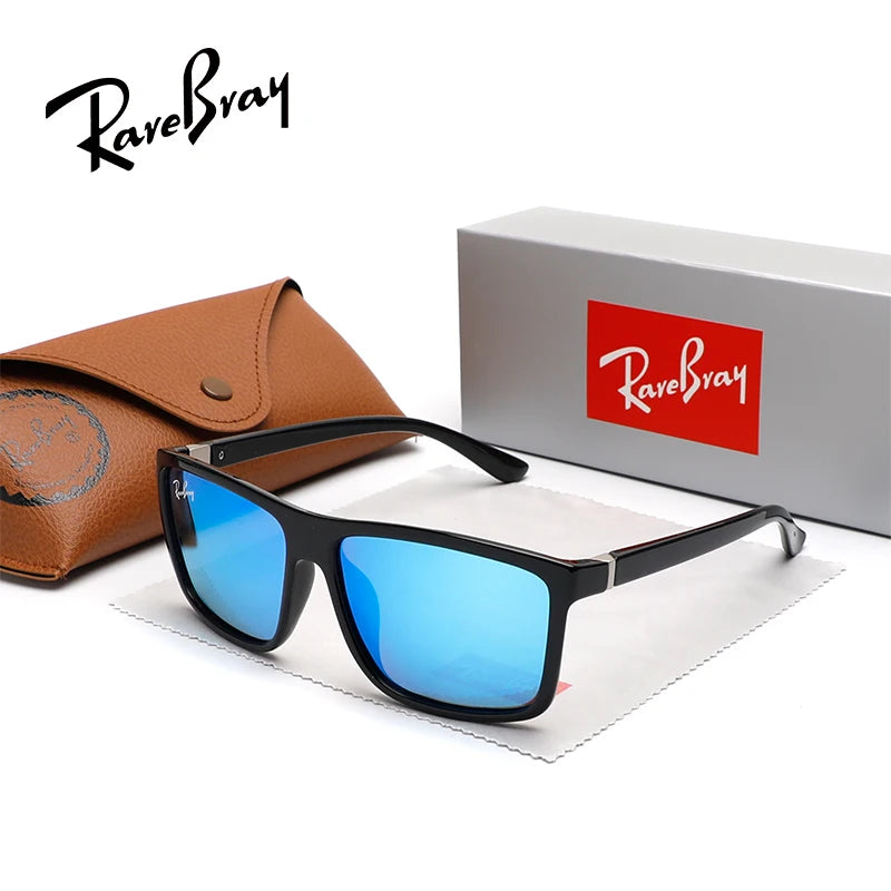 RareBray Polarized Sunglasses – Large Square Frame, UV400, Unisex