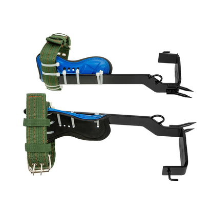 Tree Climbing Gear, Steel Pole Climbing Spikes, Safety Belt &amp; Rope, Climbing Tree Shoes, 100kg Load Capacity, Durable Tool