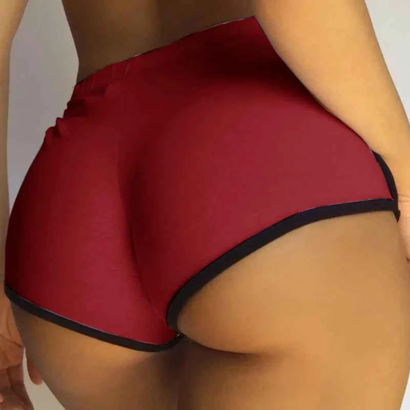 Sexy Hot Girl Shorts Pants Fashion Women Slim Fit High Stretch Sportwear Gym Y2K Short Casual Streetwear Solid Running Trousers