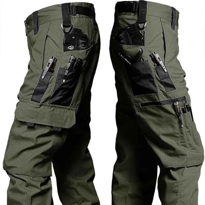 New Tactical Work Pants Men Outdoor Cargo Trousers Multi-pocket Waterproof Pant Autumn Spring Outdoor Workwear Hiking Trousers