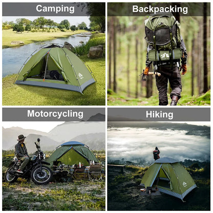 Night Cat Backpacking Tent – 1-2 Person, Easy Clip Setup, Rainproof &amp; Lightweight