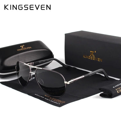 KINGSEVEN Classic Pilot Polarized Sunglasses – UV400 for Men &amp; Women