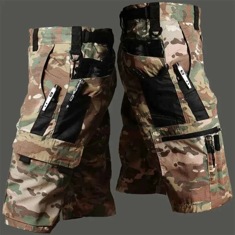 Tactical Camouflage Shorts Outdoor Work Pants Men&