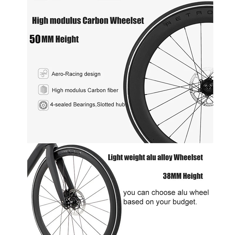 TWITTER New CYCLONE RS-24S shift+105 derailleur carbon road bike 4-pistons oil disc brake racing bicycle 700*28C for men womem