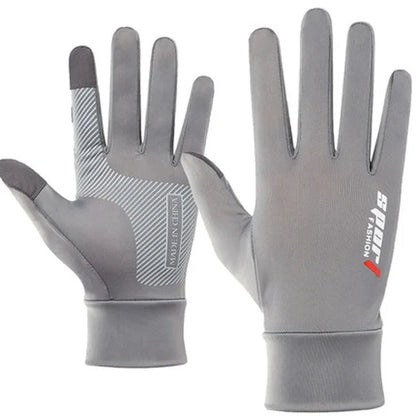 Ice Silk Fishing Gloves – Breathable, Anti-Slip Sun Protection Gloves (Two-Finger &amp; Full-Finger)