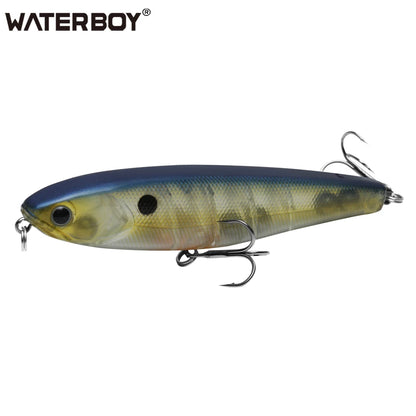 WATERBOY Pencil Stickbait – Walk-the-Dog Topwater Lure, 8.5cm / 9.5cm / 12.8cm, 32 Colors