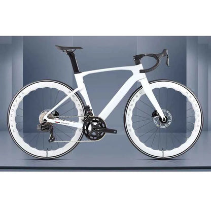 Twitter Full Carbon Road Bike Wireless Electronic Shifting WheelTop EDS TX 2X12 Speed Hydraulic Disc Brake Adult Men&