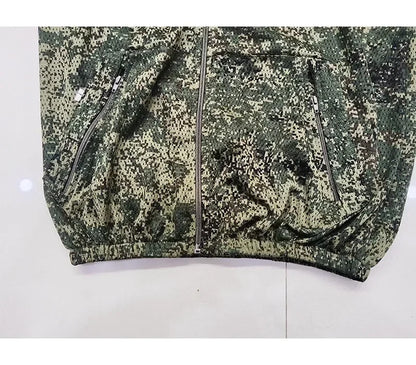 Mesh Ghillie Suit – Breathable Camo Hoodie &amp; Pants Set for Hunting, Fishing &amp; Tactical Use