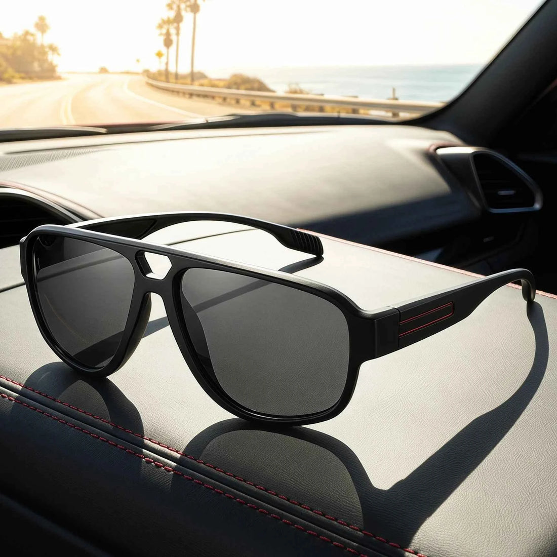 Sunglasses  for  Men or Women TR90 Glasses  Cool  Straightforward  Fashionable and  Classic  Polaerzed  UV400