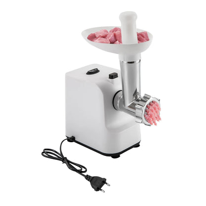 Electric Meat Grinder &amp; Sausage Stuffer – 400W/1000W Peak | 3 Plates | Copper Motor | 110V &amp; 220V | Model MG-S1