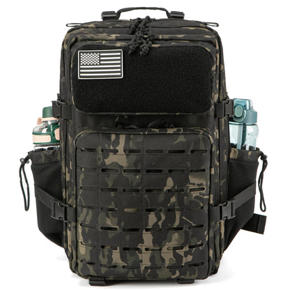 45L Tactical Backpack with Double Cup Holder – Hunting, Hiking &amp; Camping Gear Pack (7 Colors)