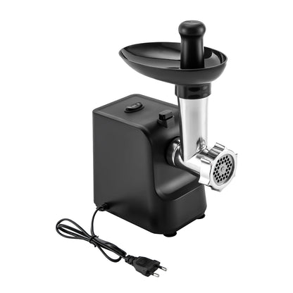 Electric Meat Grinder &amp; Sausage Stuffer – 400W/1000W Peak | 3 Plates | Copper Motor | 110V &amp; 220V | Model MG-S1