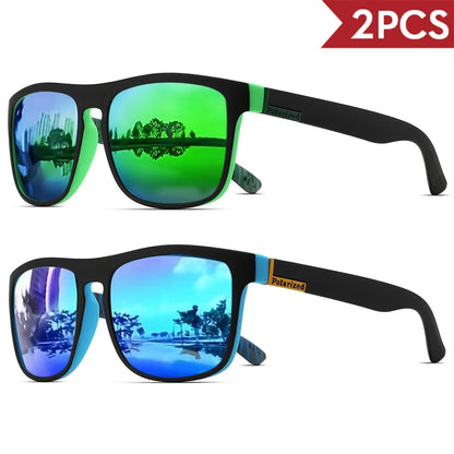 Polarized Square Sports Sunglasses UV400 – Driving, Fishing &amp; Cycling (1, 2, 3 or 4 Pack)
