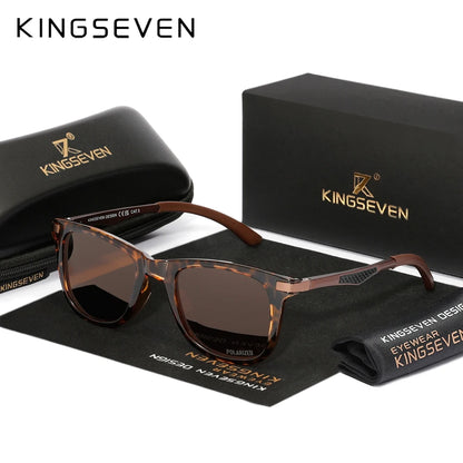 KINGSEVEN 7537 Polarized Sunglasses – Aluminium-Magnesium Frame, UV400, Unisex