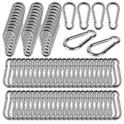 Mini Carabiner Alloy Survival Gear Camp Mountaineering Hook Outdoor Carabiner Keychain Tourist Hooks Fishing Buckle Wholesale