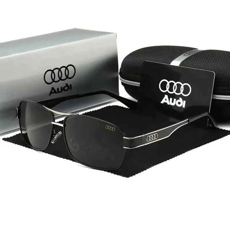 Audi Sunglasses Polarized UV400 Driving Sunglasses for Men/Women Square Frame Glasses Wholesale Gift for Auto Enthusiasts 5571