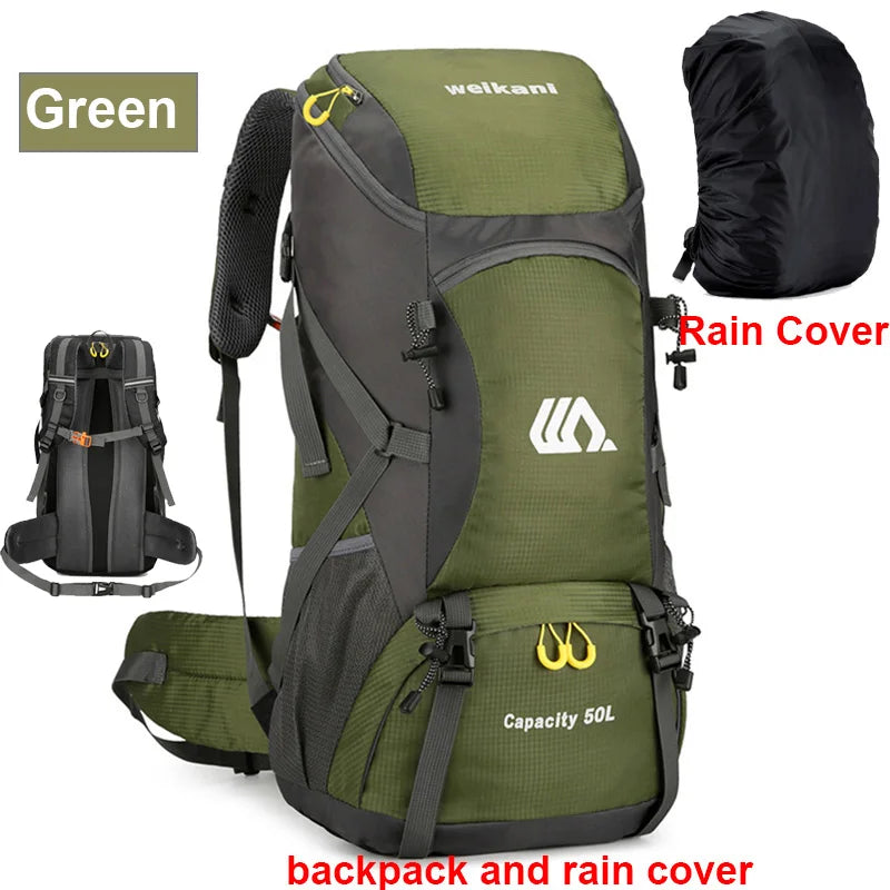 50L Hiking Backpack – Waterproof Travel Rucksack for Camping, Trekking &amp; Travel