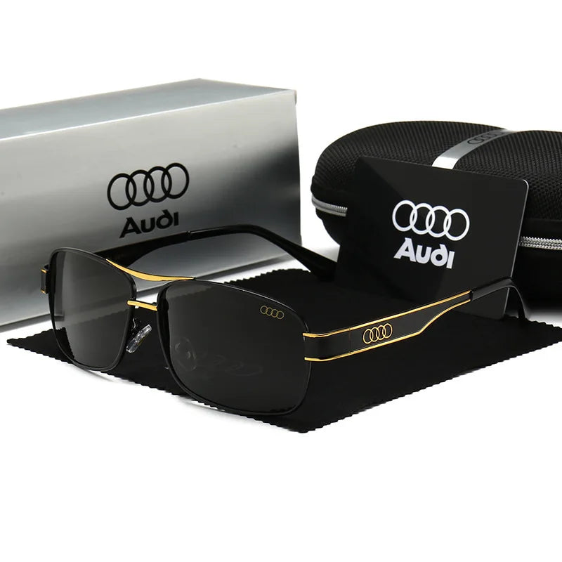 Audi Polarized Sunglasses – UV400 TAC Lens Anti-Glare Alloy Frame for Driving, Cycling &amp; Outdoor