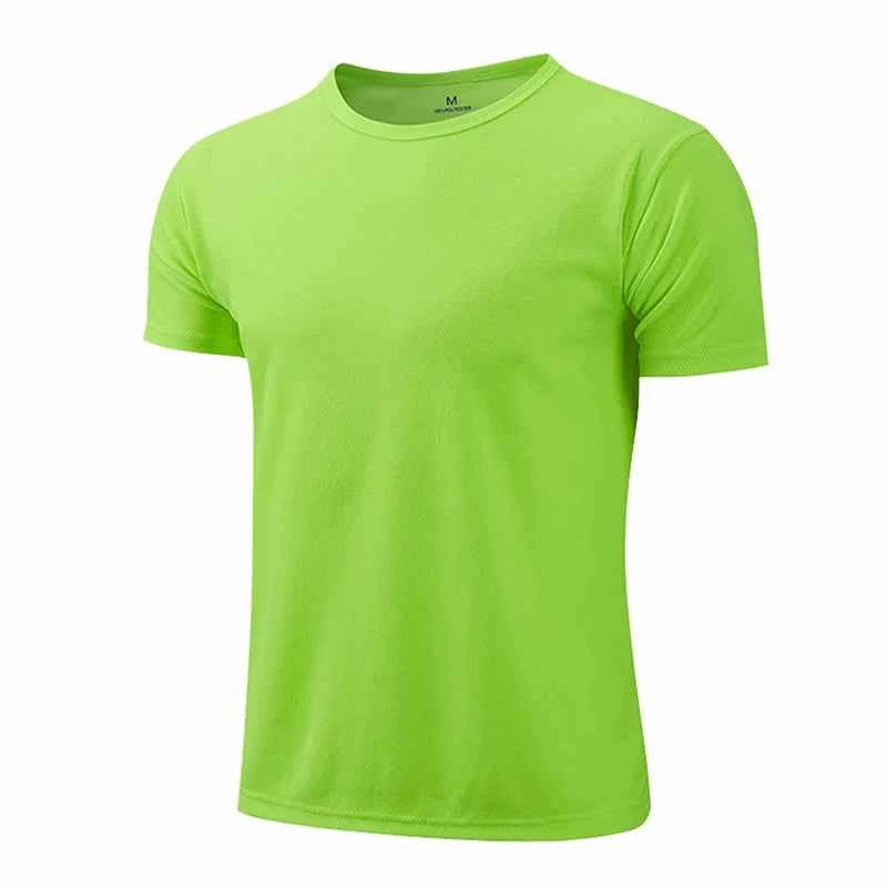 Men Women Short Sleeve Sport T Shirt Gym Jerseys Fitness Shirt Trainer Running T-Shirt  Breathable