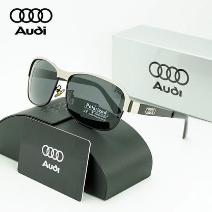 Audi Polarized Sunglasses – Unisex UV400 Anti-Reflective Alloy Frame Driving Glasses