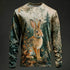 Men’s Camo Deer Print Long Sleeve Shirt | Nature Nest Supply