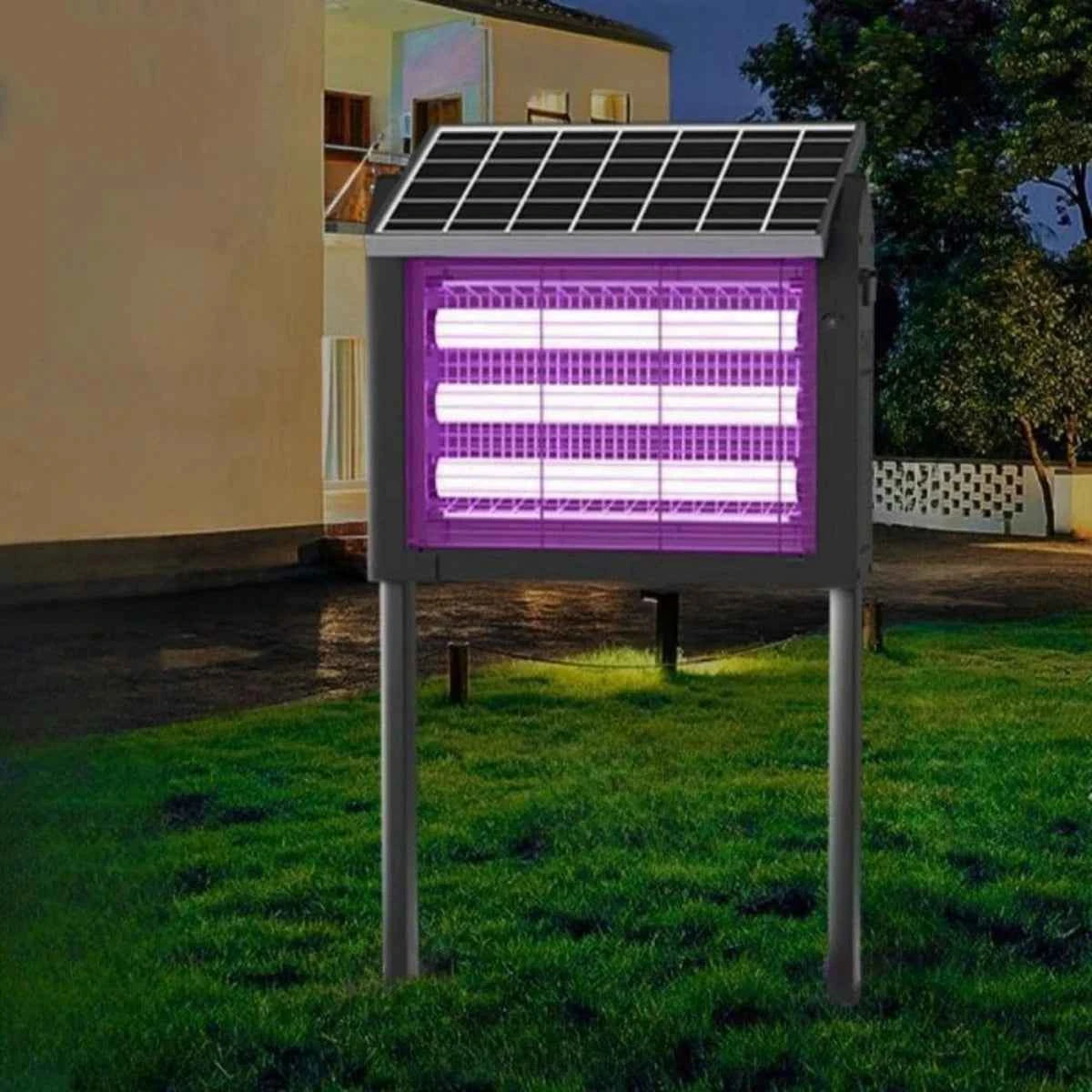 JOYINLED Powerful 15/40W Solar Mosquito Killer Lamp &amp; Outdoor Garden Light, Waterproof Electric Insect Trap with UV Attractant