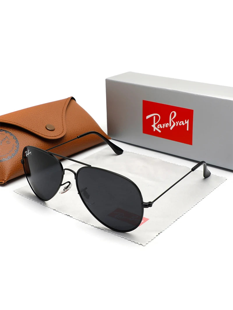 RareBray Pilot Polarized Sunglasses For Men Women Summer Driving Alloy Frame Sun Glasses Anti-reflection UV400 Oculos de sol