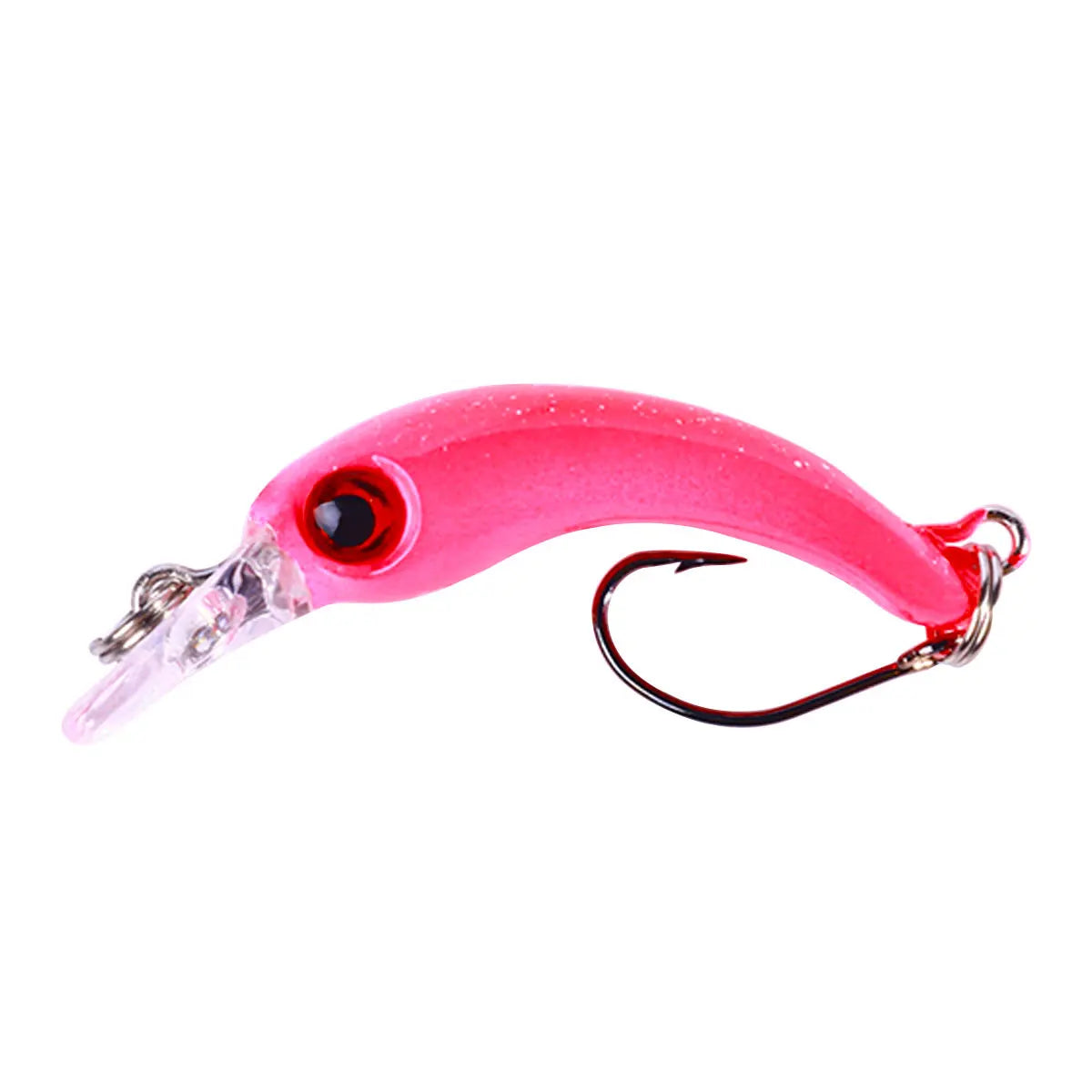 40mm 1.5g Mini Floating Minnow Fishing Lure – Hard Bait Crankbait Wobbler for Trout, Bass &amp; Pike