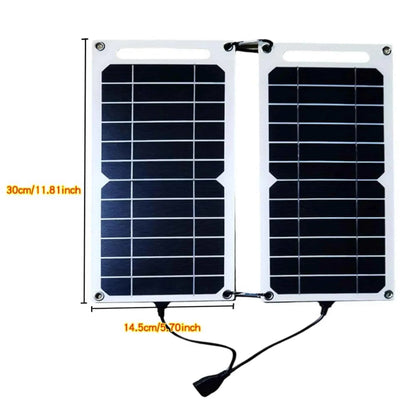 Portable Solar Panel Charger – 5V USB | Camping, Hiking &amp; Outdoor Phone Charging