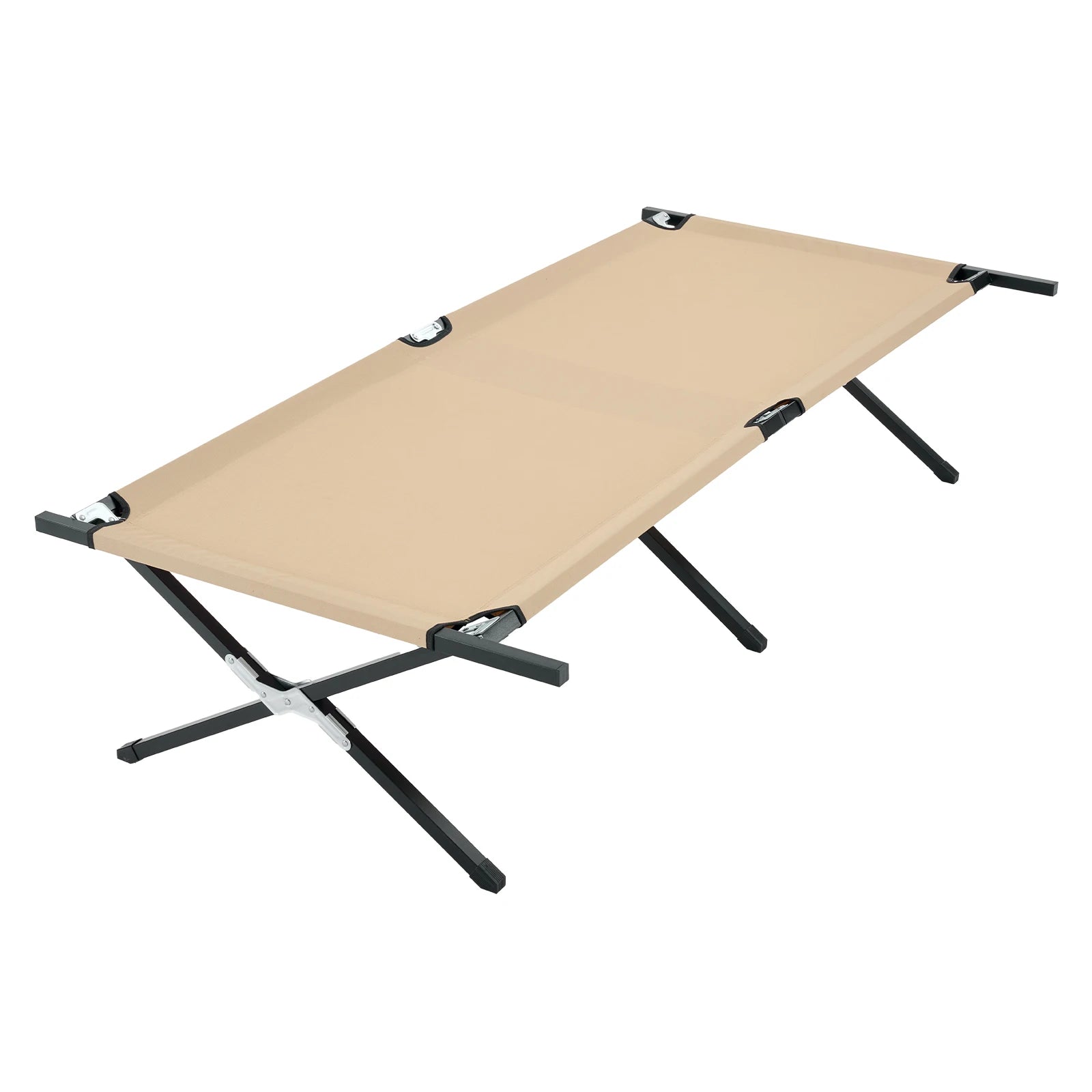 JHK Folding Camping Cot – 300 LBS Capacity | 73" x 30.3" | Tool-Free Setup | Ships from US
