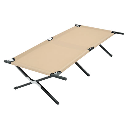 JHK Folding Camping Cot – 300 LBS Capacity | 73" x 30.3" | Tool-Free Setup | Ships from US
