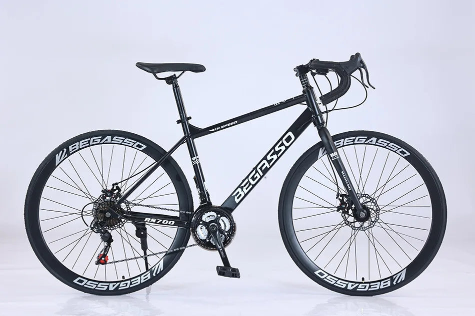 Cross-border wholesale 700C geared unisex road bike for urban outdoor commuting, adult student