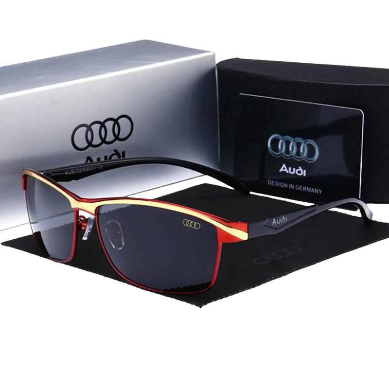 Audi  편광선글라스 UV400 Polarized Sunglasses for Men Women Motorcycle Glasses Anti-Glare Outdoor Adventure Shades 5012