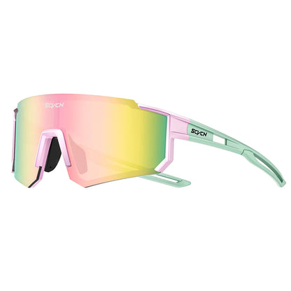 SCVCN Y2K Cycling Sunglasses – UV400 Polycarbonate Road Bike Glasses for Men &amp; Women | Street, Driving, Hiking, Golf