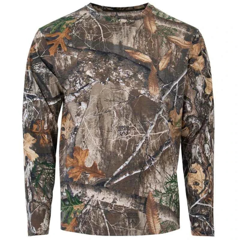 Camo &amp; Wildlife Graphic Long-Sleeve T-Shirt – Unisex Oversized Pullover Tee