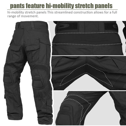 G3 Combat Uniform Tactical Sets Combat Shirt Cargo Pantsuit Training Hiking Hunting Clothes Wear-resisting Suit