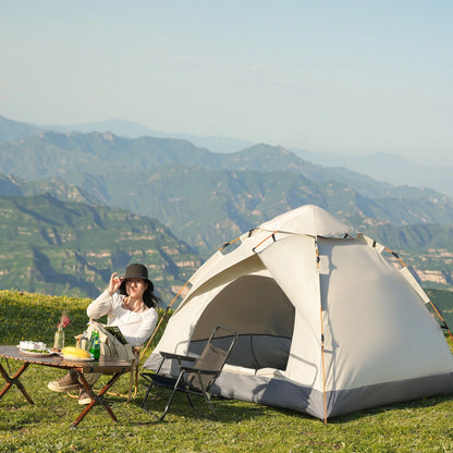 Five-pocket Pants Camping Windproof Tents, Easy To Set Up, lightweight Camping Tent,Carpa,Suitable For Family Travel, Outdoor Camping