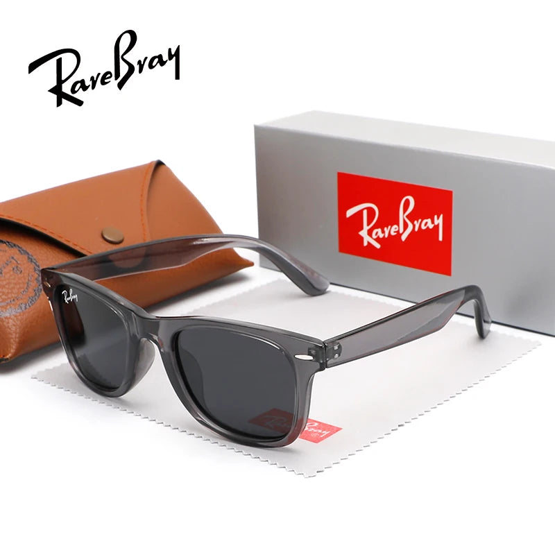 Oversized Polarized Square Sunglasses – Unisex Anti-Glare UV400 Driver Mirror Shades