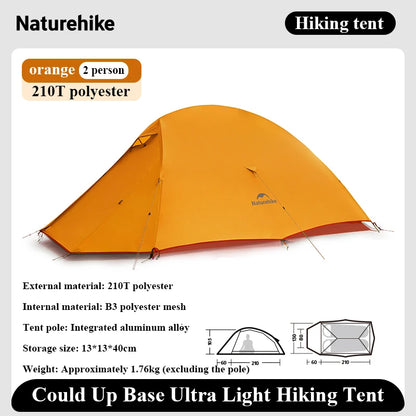 Naturehike Could Up Base 2025 Ultra light trekking tent Tent outdoor camping overnight double camping equipment