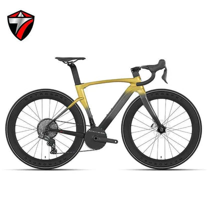 TWITTER Full Carbon Light Weight Wireless Road Bike With WheelTop Wireless Electronic GEX-12S Shifting Carbon Wheels Bicycle