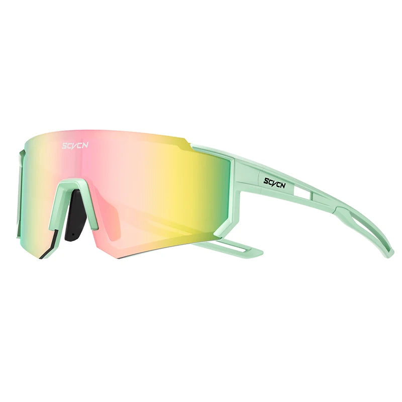 SCVCN Y2K Cycling Sunglasses – UV400 Polycarbonate Road Bike Glasses for Men &amp; Women | Street, Driving, Hiking, Golf