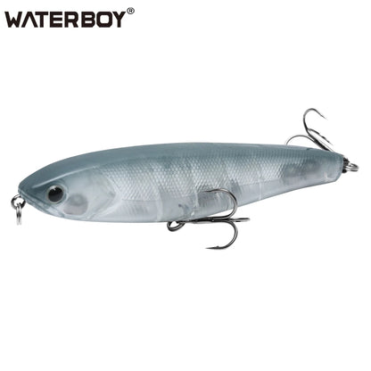 WATERBOY Pencil Stickbait – Walk-the-Dog Topwater Lure, 8.5cm / 9.5cm / 12.8cm, 32 Colors