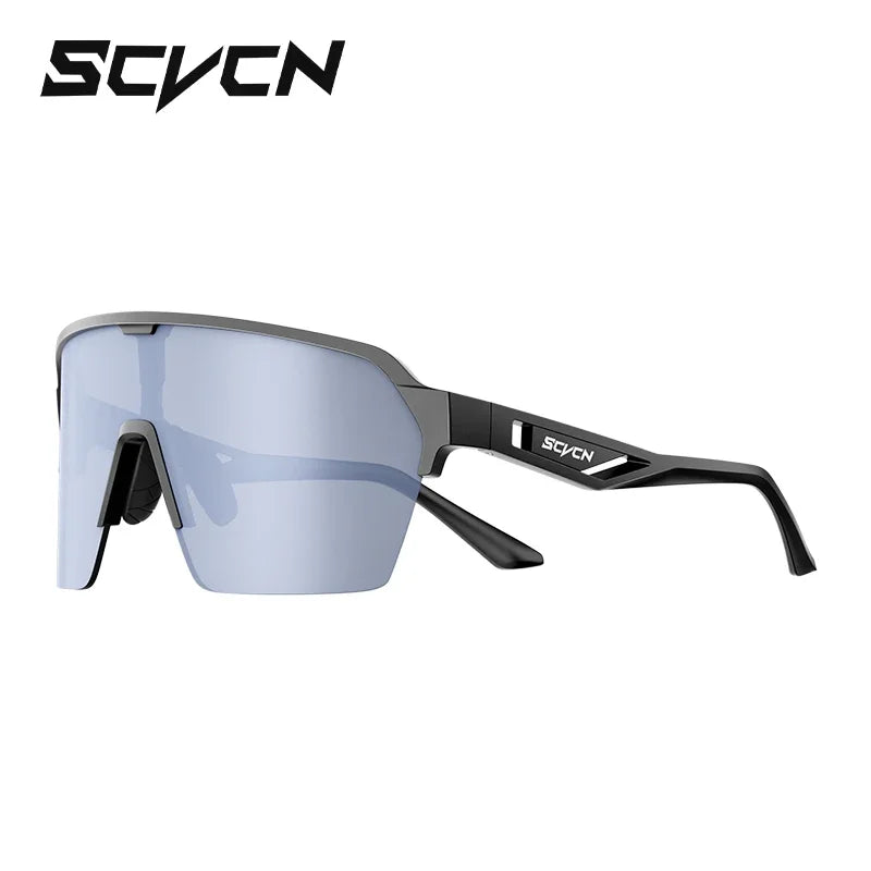 SCVCN Photochromic Cycling Sunglasses Glasses Bike Mountain Bicycle Hiking Golf UV400 Sports Glasses for Men Women Baseball 2026