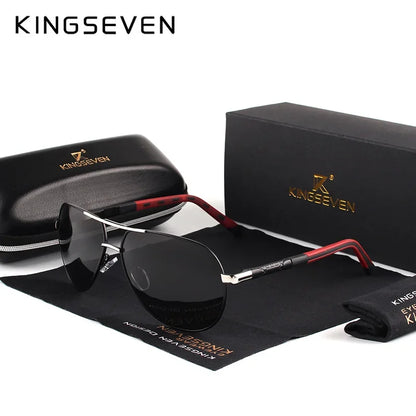 KINGSEVEN Classic Pilot Polarized Sunglasses – UV400 for Men &amp; Women